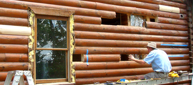 Log Home Repair Blounts Creek,  North Carolina